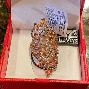 Levian 14K rose gold Ring with diamonds.